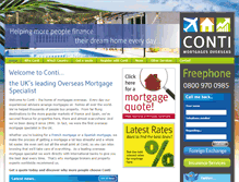Tablet Screenshot of mortgagesoverseas.com